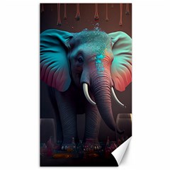 Elephant Tusks Trunk Wildlife Africa Canvas 40  X 72 