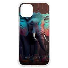 Elephant Tusks Trunk Wildlife Africa Iphone 12/12 Pro Tpu Uv Print Case by Ndabl3x