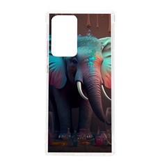 Elephant Tusks Trunk Wildlife Africa Samsung Galaxy Note 20 Ultra Tpu Uv Case by Ndabl3x