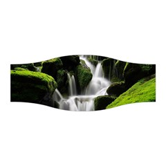 Waterfall Moss Korea Mountain Valley Green Forest Stretchable Headband by Ndabl3x