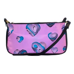 Hearts Pattern Love Shoulder Clutch Bag by Ndabl3x
