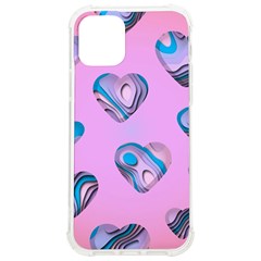 Hearts Pattern Love Iphone 12/12 Pro Tpu Uv Print Case by Ndabl3x