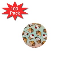 Cupcakes Cake Pie Pattern 1  Mini Buttons (100 Pack)  by Ndabl3x