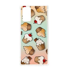 Cupcakes Cake Pie Pattern Samsung Galaxy Note 20 Tpu Uv Case by Ndabl3x