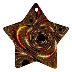 Geometric Art Fractal Abstract Art Ornament (star) by Ndabl3x
