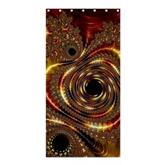 Geometric Art Fractal Abstract Art Shower Curtain 36  X 72  (stall)  by Ndabl3x