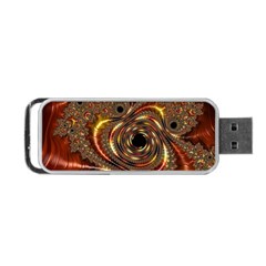 Geometric Art Fractal Abstract Art Portable Usb Flash (two Sides) by Ndabl3x