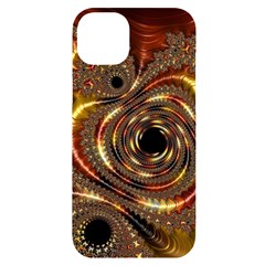 Geometric Art Fractal Abstract Art Iphone 14 Plus Black Uv Print Case by Ndabl3x