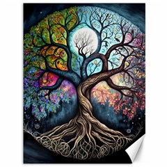 Tree Colourful Canvas 36  X 48  by Ndabl3x