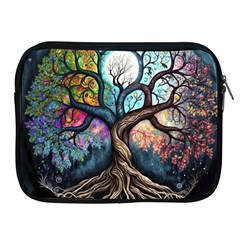 Tree Colourful Apple Ipad 2/3/4 Zipper Cases