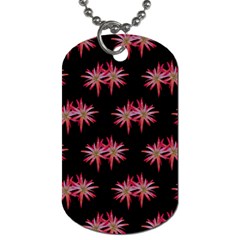 Chic Dreams Botanical Motif Pattern Design Dog Tag (two Sides) by dflcprintsclothing