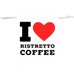 I Love Ristretto Coffee Lightweight Drawstring Pouch (xl) by ilovewhateva