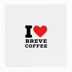 I Love Breve Coffee Medium Glasses Cloth (2 Sides) by ilovewhateva