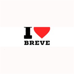 I Love Breve Coffee Large Bar Mat by ilovewhateva