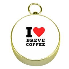 I Love Breve Coffee Gold Compasses by ilovewhateva