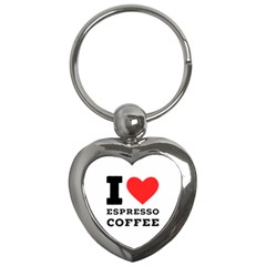 I Love Espresso Coffee Key Chain (heart) by ilovewhateva
