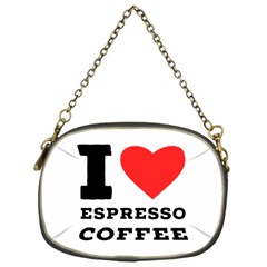 I Love Espresso Coffee Chain Purse (one Side) by ilovewhateva