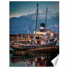 End Of The World: Nautical Memories At Ushuaia Port, Argentina Canvas 36  X 48  by dflcprintsclothing