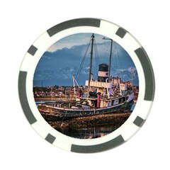 End Of The World: Nautical Memories At Ushuaia Port, Argentina Poker Chip Card Guard (10 Pack) by dflcprintsclothing