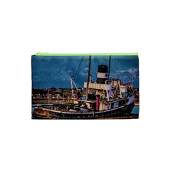 End Of The World: Nautical Memories At Ushuaia Port, Argentina Cosmetic Bag (xs) by dflcprintsclothing