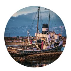 End Of The World: Nautical Memories At Ushuaia Port, Argentina Pop Socket by dflcprintsclothing