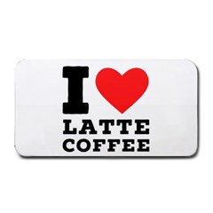 I Love Latte Coffee Medium Bar Mat by ilovewhateva