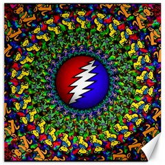 Grateful Dead Pattern Canvas 12  X 12 