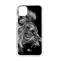 Angry Male Lion Roar Iphone 11 Tpu Uv Print Case