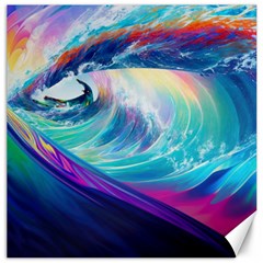 Wave Ocean Sea Tsunami Nautical Nature Water Canvas 16  X 16 