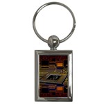 Processor Cpu Board Circuit Key Chain (Rectangle) Front