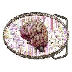 Brain Think Neurons Circuit Belt Buckles