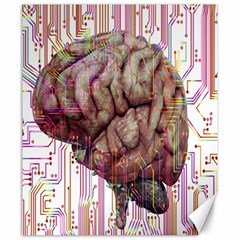 Brain Think Neurons Circuit Canvas 20  X 24 