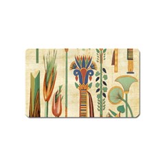 Egyptian Paper Papyrus Hieroglyphs Magnet (name Card)