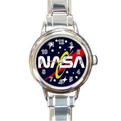 Nasa Insignia Round Italian Charm Watch