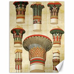 Egyptian Architecture Column Canvas 12  X 16 