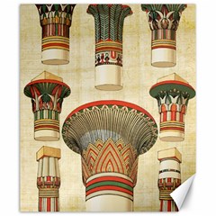 Egyptian Architecture Column Canvas 20  X 24 