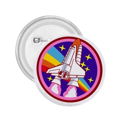 Badge-patch-pink-rainbow-rocket 2 25  Buttons