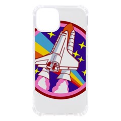 Badge-patch-pink-rainbow-rocket Iphone 13 Tpu Uv Print Case by Wav3s