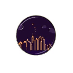 Skyscraper-town-urban-towers Hat Clip Ball Marker (10 Pack)