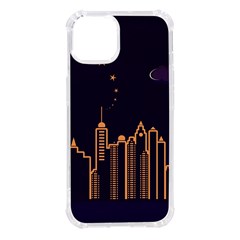 Skyscraper-town-urban-towers Iphone 14 Tpu Uv Print Case by Wav3s