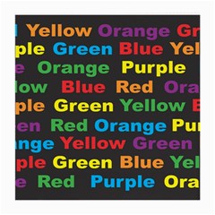 Red-yellow-blue-green-purple Medium Glasses Cloth (2 Sides) by Wav3s