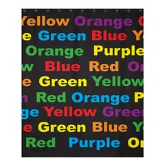 Red-yellow-blue-green-purple Shower Curtain 60  X 72  (medium) 