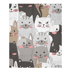 Cute Cats Seamless Pattern Shower Curtain 60  X 72  (medium) 