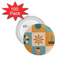 Nautical-elements-collection 1 75  Buttons (100 Pack) 