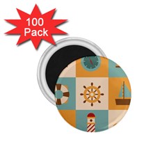 Nautical-elements-collection 1 75  Magnets (100 Pack) 