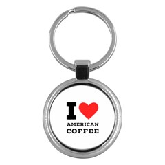 I Love American Coffee Key Chain (round) by ilovewhateva