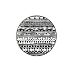 Boho-style-pattern Hat Clip Ball Marker