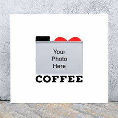 I Love American Coffee White Wall Photo Frame 5  X 7  by ilovewhateva