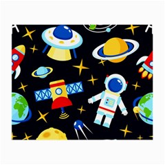 Space Seamless Pattern Small Glasses Cloth