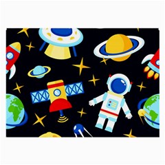 Space Seamless Pattern Large Glasses Cloth (2 Sides)